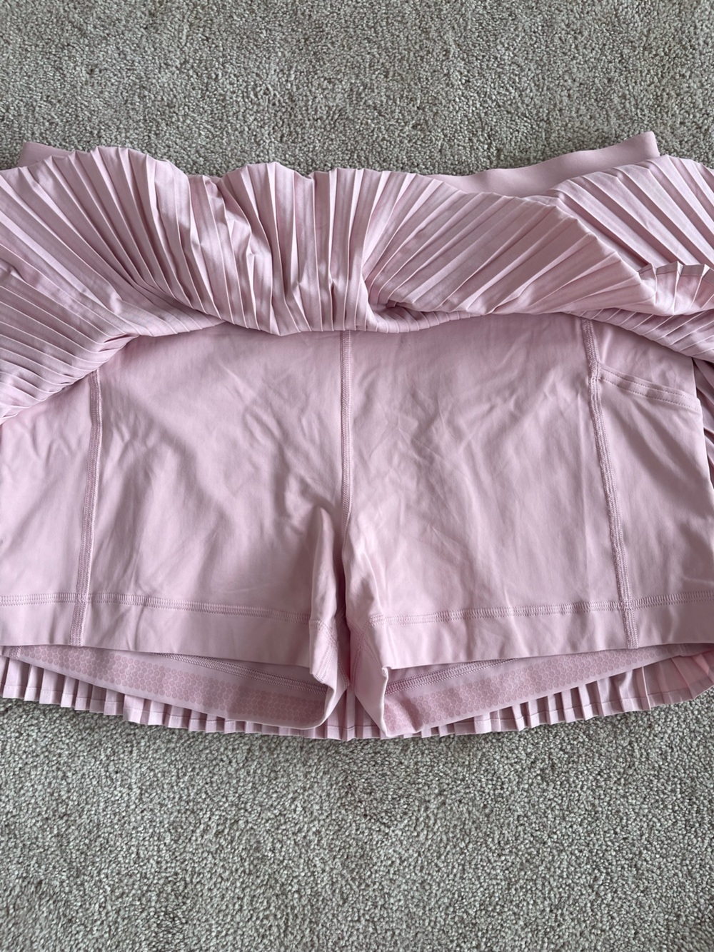 Lululemon Varsity High-Rise Pleated Tennis Skirt Pink Haze size 14 - Picture 10 of 15